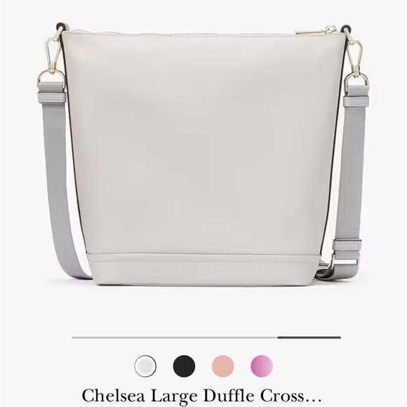 NWT Kate Spade Chelsea Duffle Crossbody - Grey - Picture 4 of 11